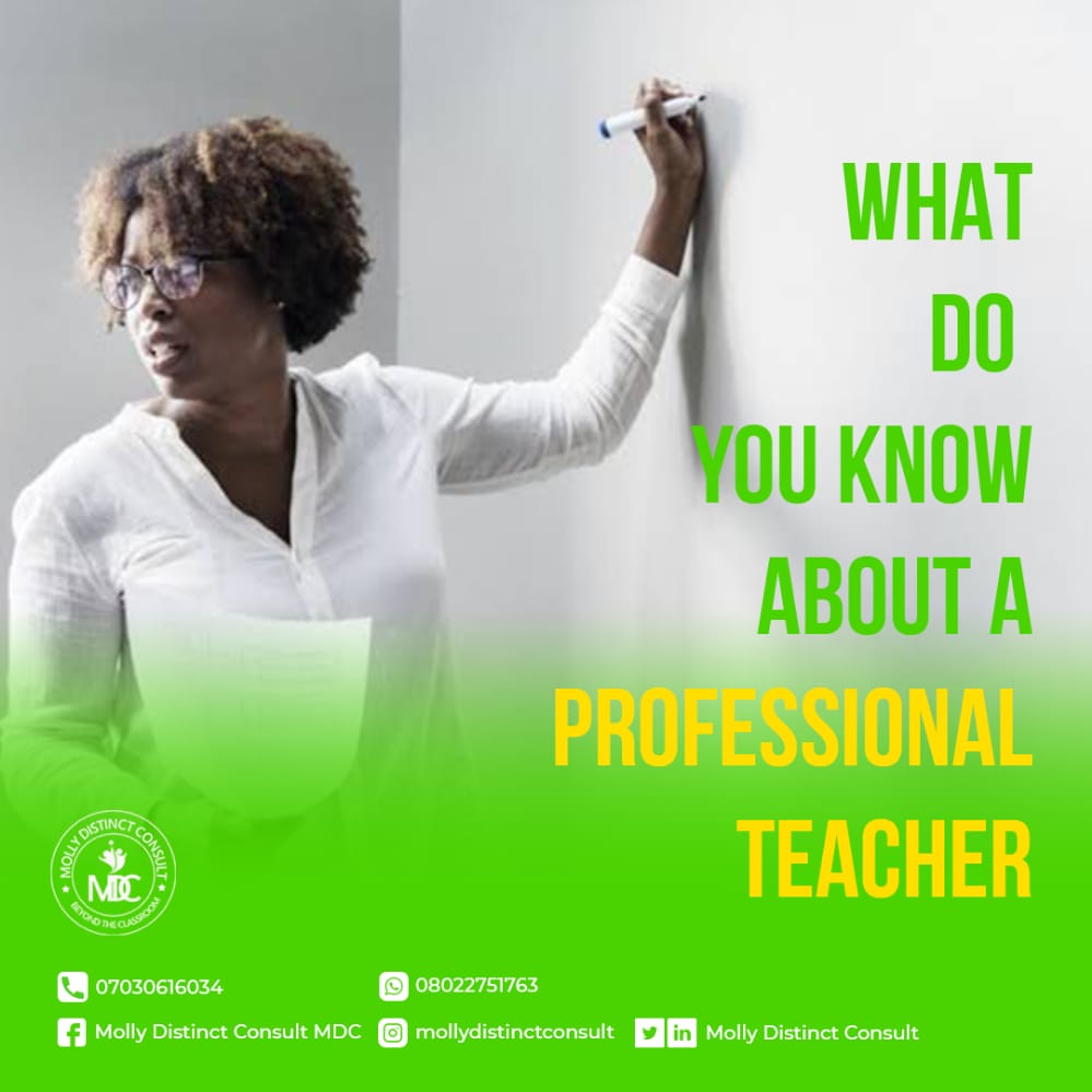 WHAT DO YOU KNOW ABOUT ‘A PROFESSIONAL TEACHER’?